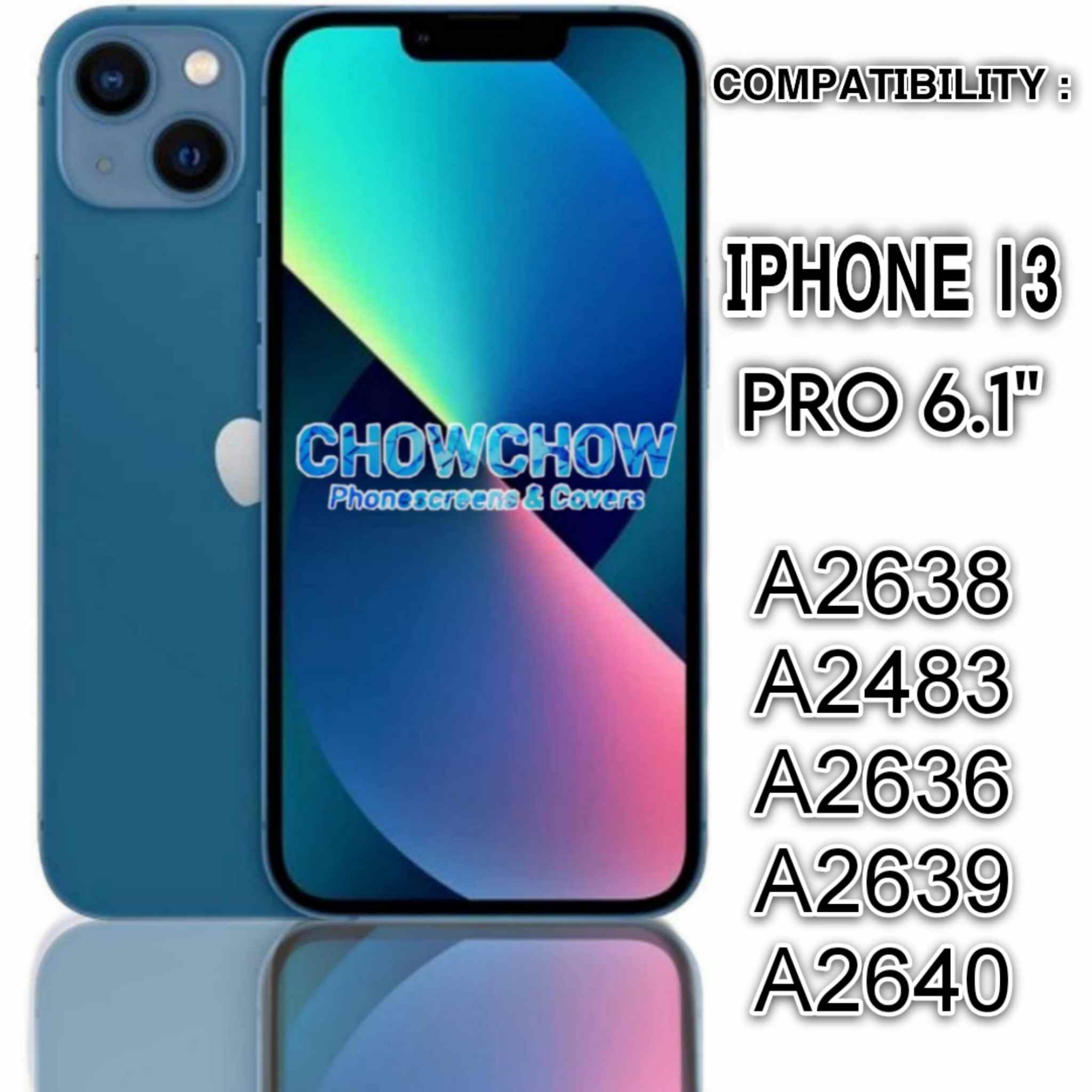 iPhone 13 Pro (6.1″) Screen Replacement Kit – LCD/OLED-Type Incell Display with Frame & Tools | A-Grade OEM Tested | 2025 Version | UK Stock – Chowchow Electronics