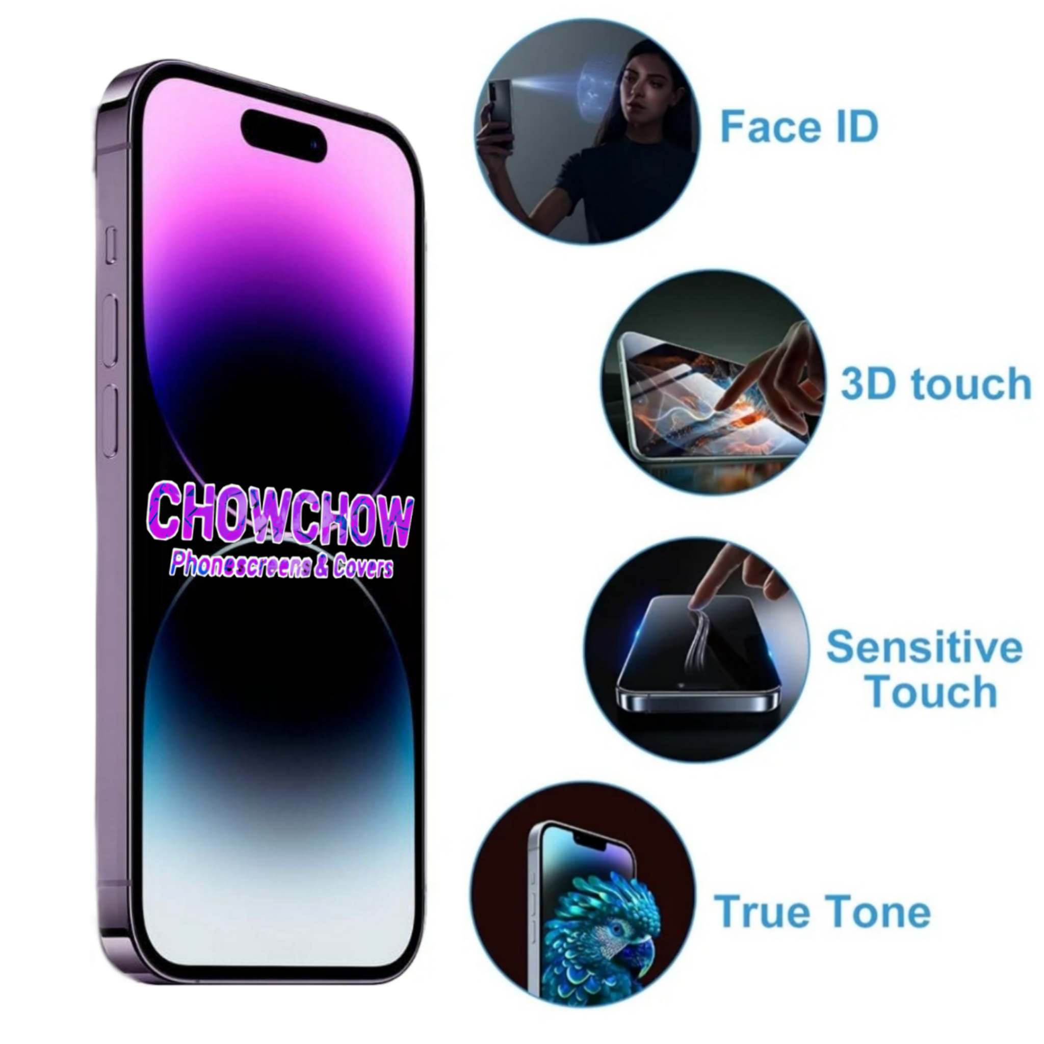 iPhone 15 Plus (6.7″) Screen Replacement Kit – LCD/OLED-Type Incell Display with Frame & Tools | A-Grade OEM Tested | 2025 Version | UK Stock – Chowchow Electronics