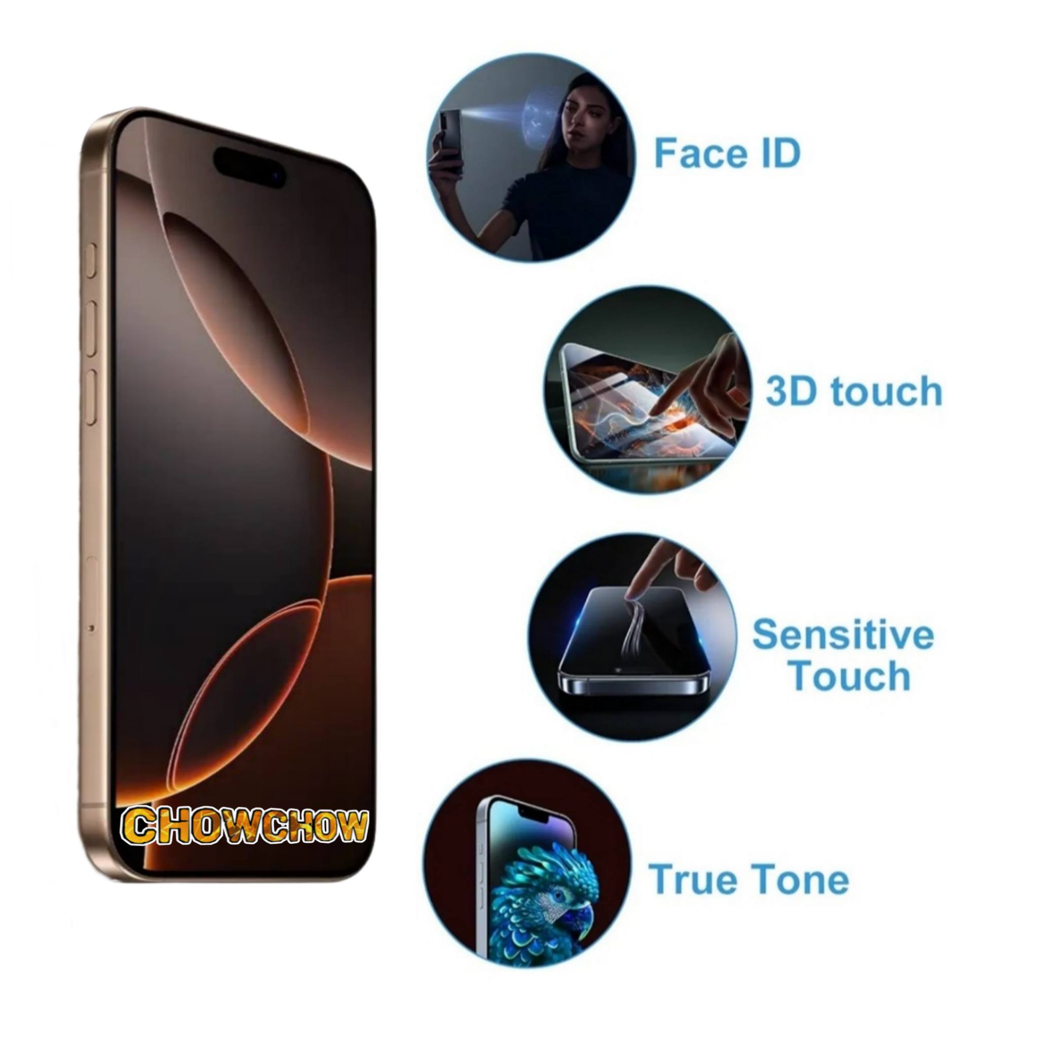 iPhone 16 Plus (6.7″) Screen Replacement Kit – LCD/OLED-Type Incell Display with Frame & Tools | A-Grade OEM Tested | 2025 Version | UK Stock – Chowchow Electronics