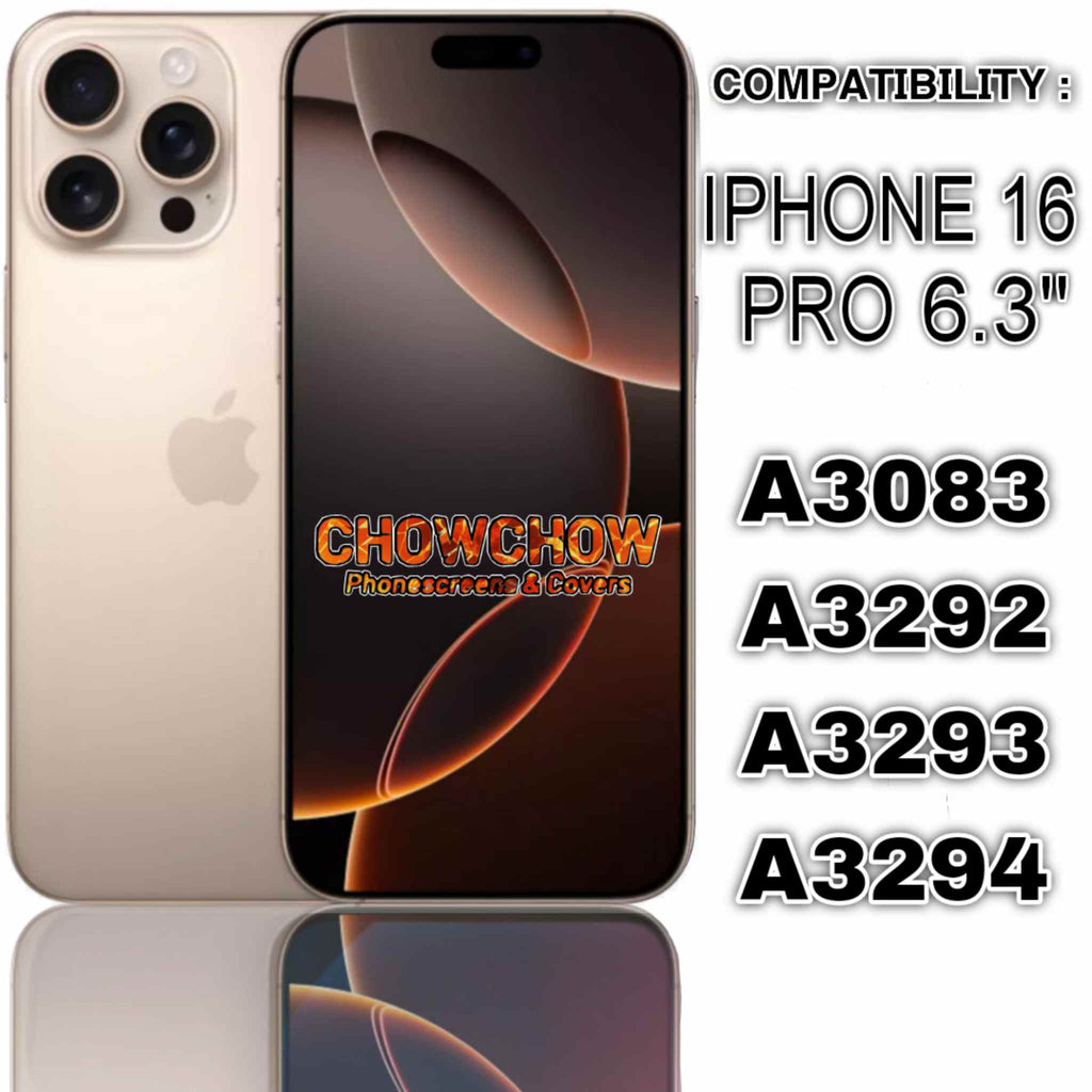 iPhone 16 Pro (6.3″) Screen Replacement Kit – LCD/OLED-Type Incell Display with Frame & Tools | A-Grade OEM Tested | 2025 Version | UK Stock – Chowchow Electronics