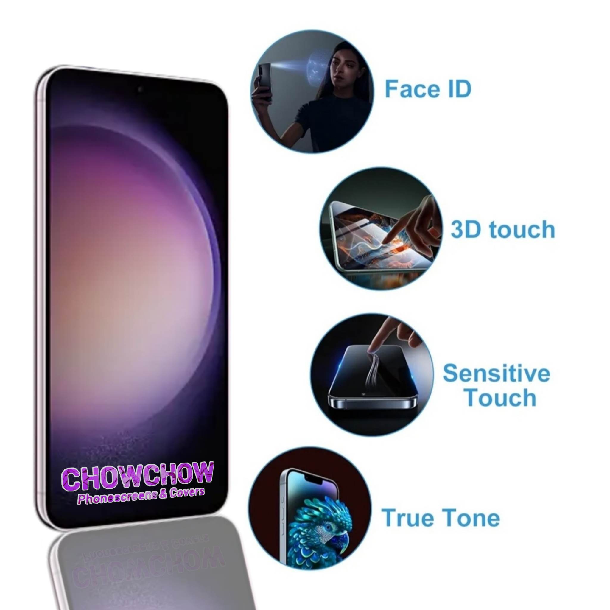 Samsung Galaxy S23 Plus (6.6″) Screen Replacement Kit – LCD/OLED-Type Incell Display with Frame & Tools | A-Grade OEM Tested | 2025 Version | UK Stock – Chowchow Electronics